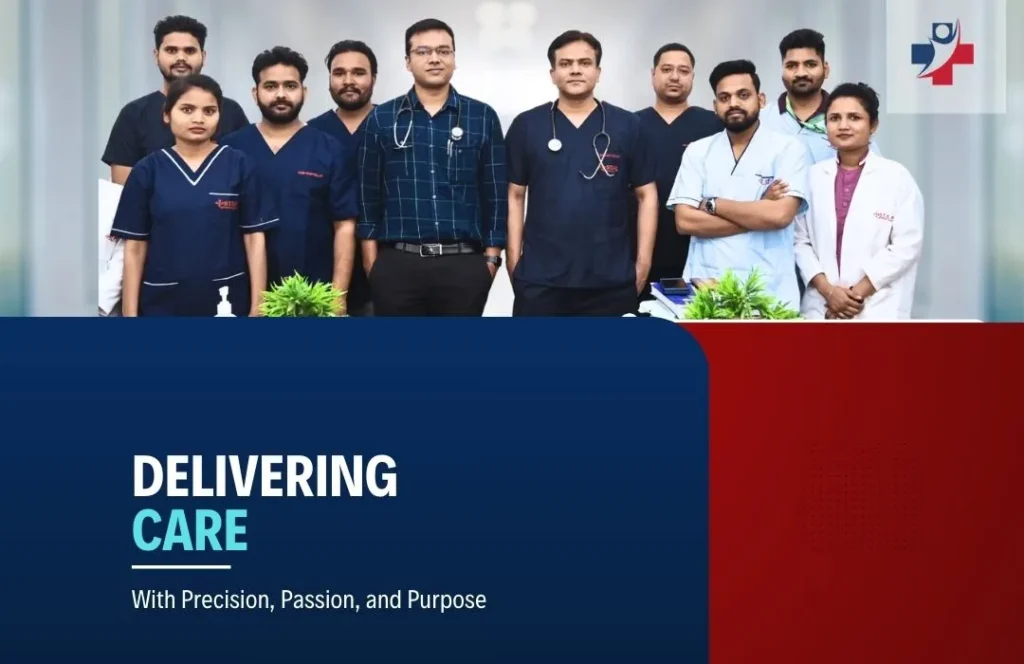 Dr. Amit Kumar with medical team at Star Multispeciality Hospital – Our Mission