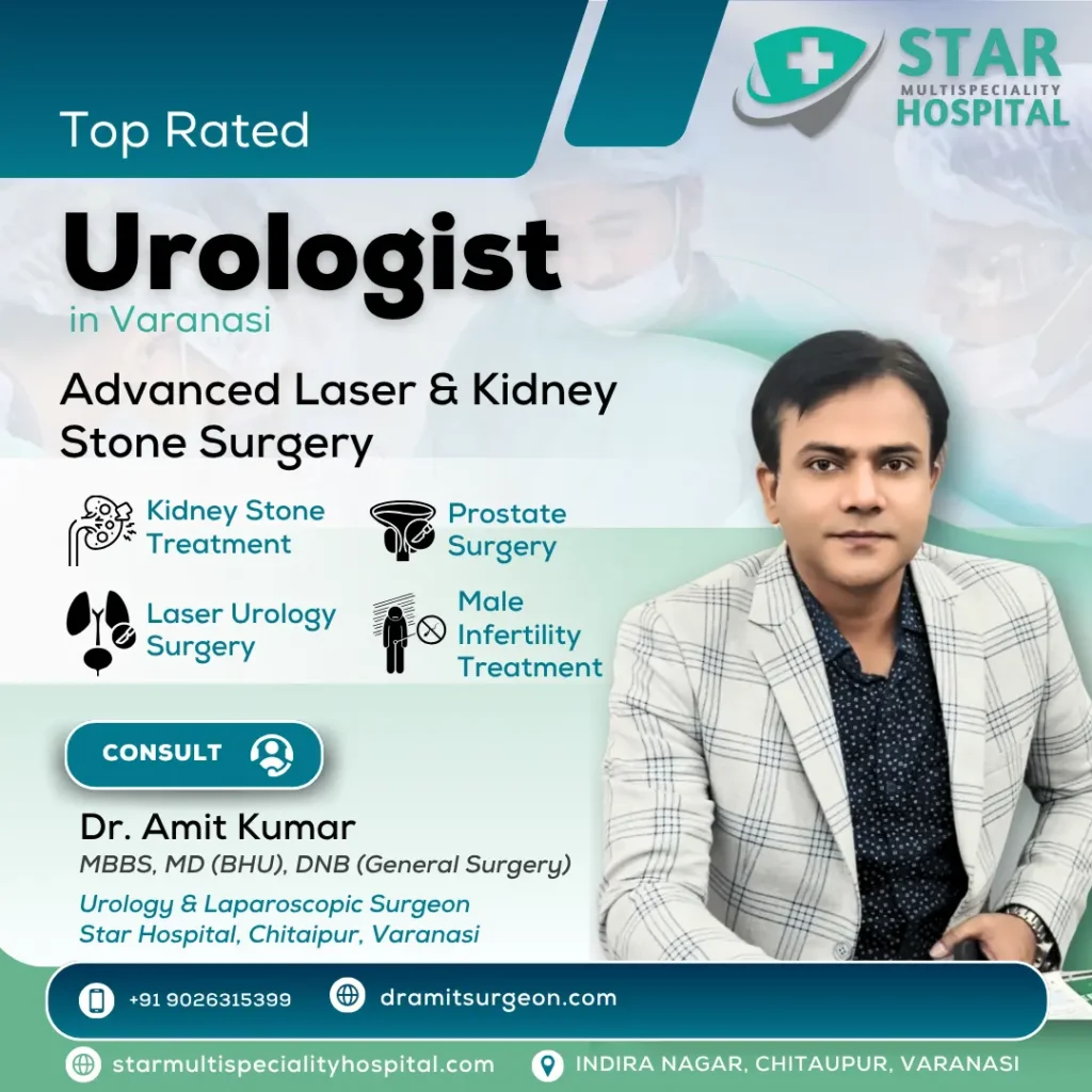 Dr. Amit Kumar - Best Urologist in Varanasi at Star Hospital