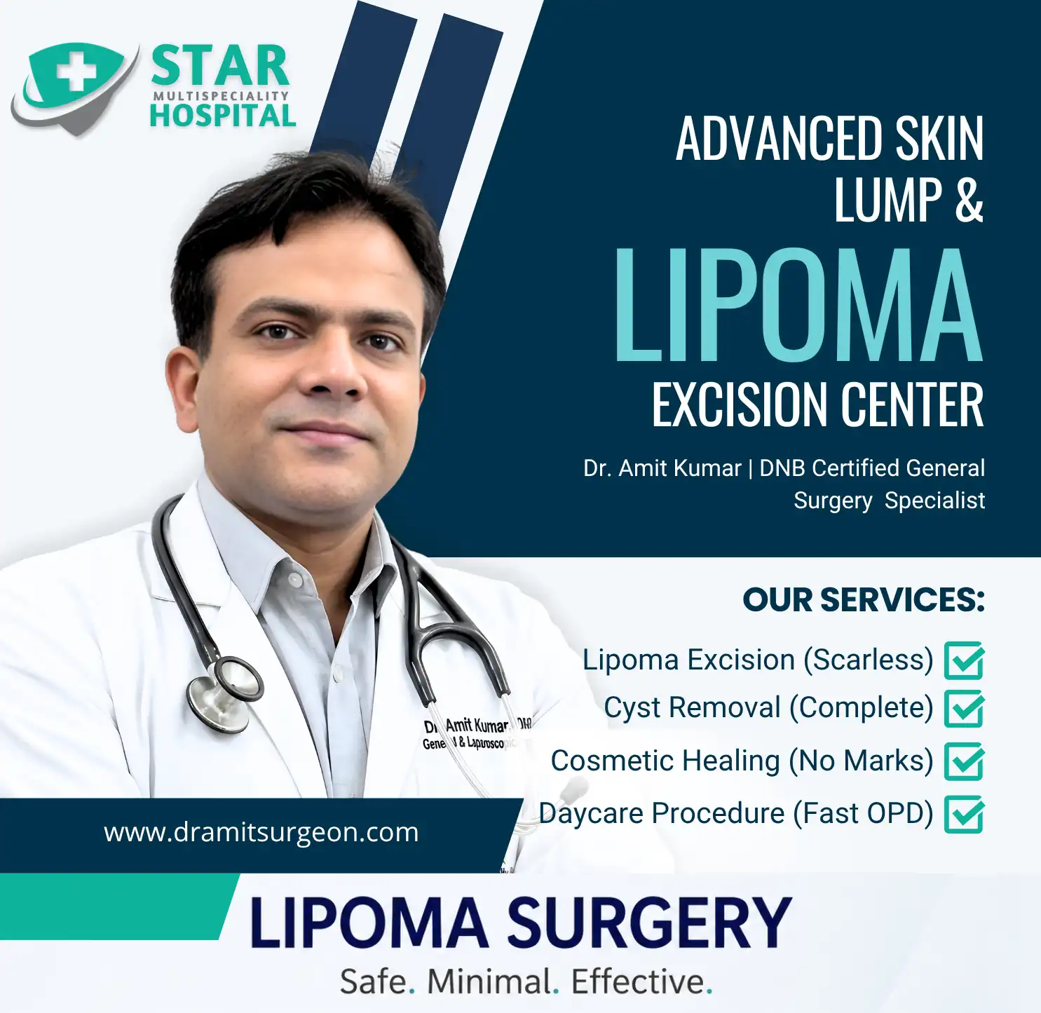 Lipoma Removal Surgery in Varanasi: Cost & Best Scarless Surgeon