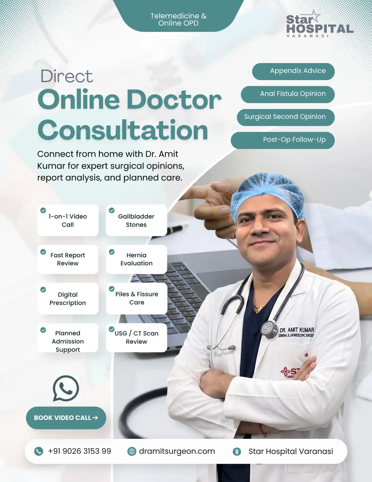 Best General Surgeon in Varanasi | Laparoscopic & GI Surgery