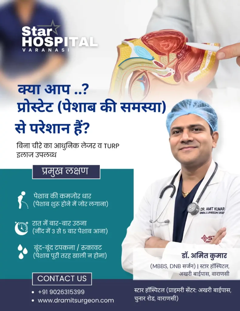 Best Doctor for Prostate in Varanasi | BPH, Laser Surgery & Cost