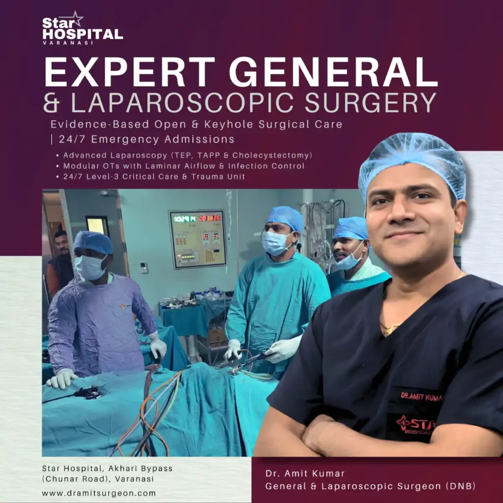 General Surgeon in Varanasi: Laparoscopic Surgery & Emergency Care